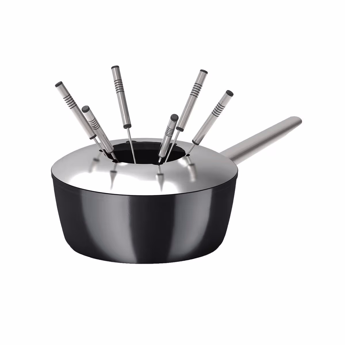 Koenig Fondue-Caquelon One for All B02234 Fondue Caquelon – schwarz