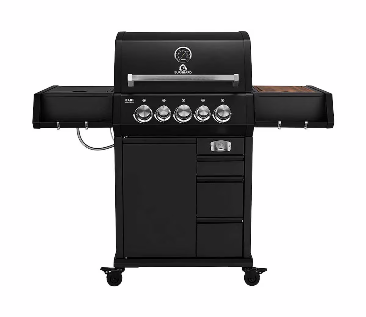 Image of Burnhard EARL Premium Gasgrill 3-Brenner Black Edition – schwarz