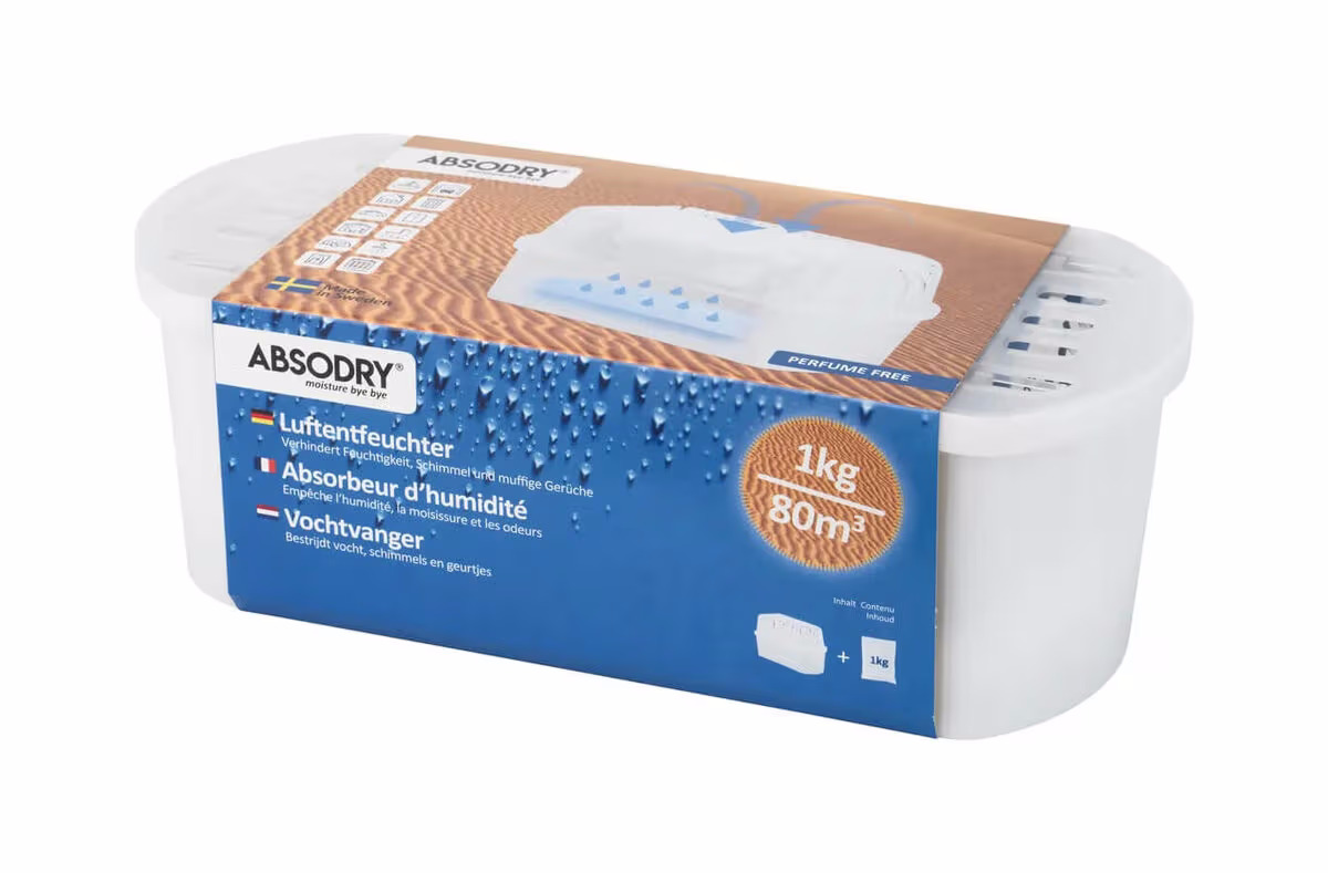 Image of Absodry Luftentfeuchter Mini Compact 1000g – transparent