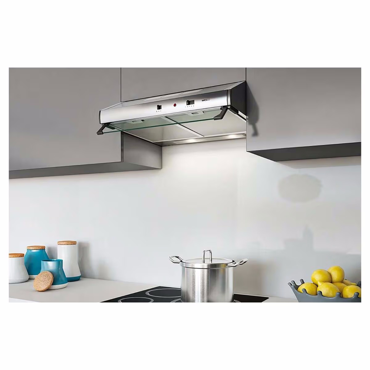 Wesco EVM 14-60 Edelstahl Dunstabzugshaube 60cm – Einbau Dunstabzug