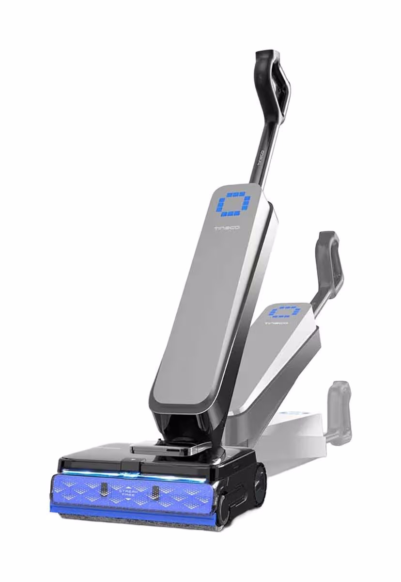 Tineco FLOOR ONE Station S9 Scientist Staubsauger – Nass und Trockensauger – hellgrau