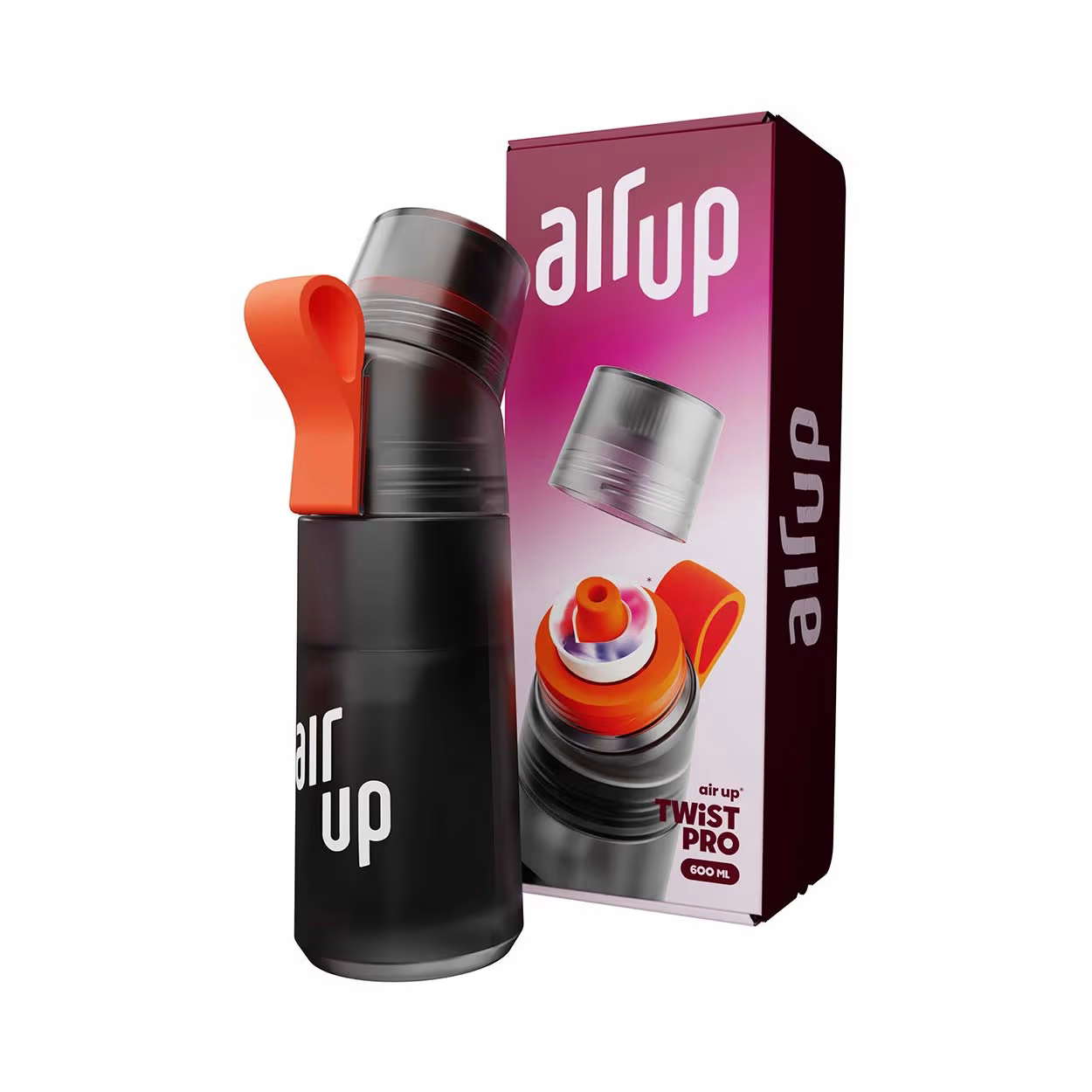 Image of air up TWIST PRO Charcoal Grey Trinkflasche – Freizeit/Gadgets/Trends – grau