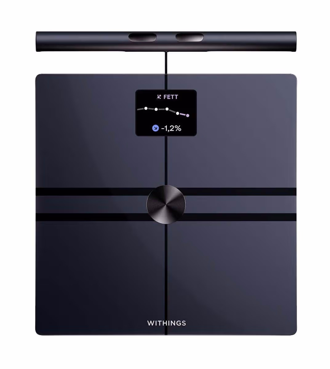 Withings BodyFit Black Körperanalysewaage – Körperanalysewaage/Körperfettwaage – schwarz