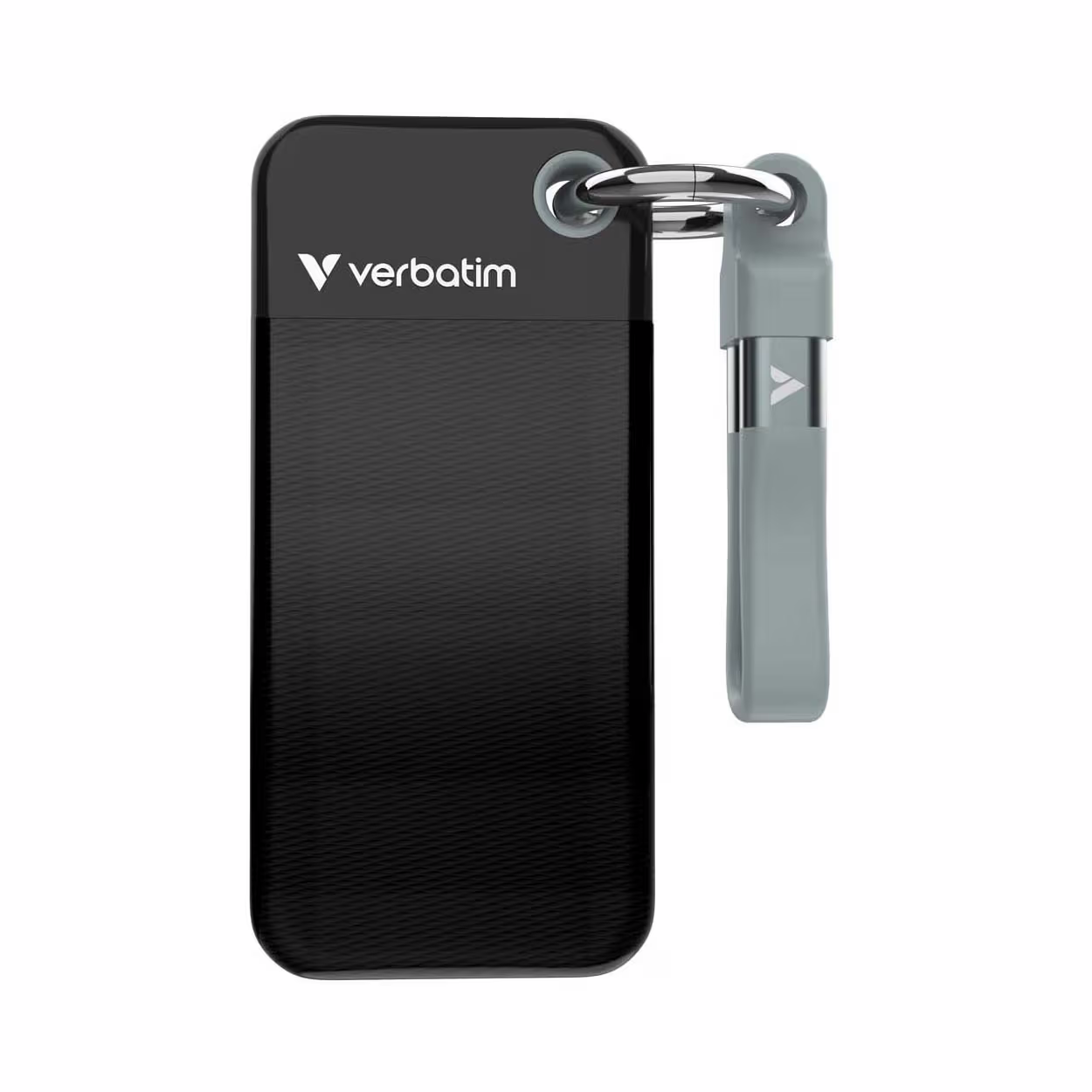 Image of VERBATIM Pocket SSD USB 3.2 Gen 2 256GB Black/Grey – SSD (Solid State Disks) – schwarz / grau