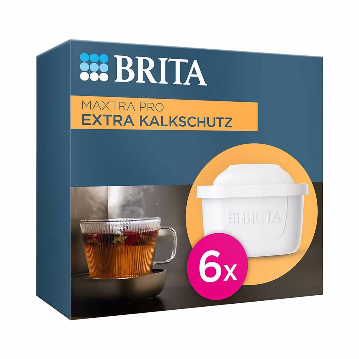 Brita Maxtra Pro Extra Kalkschutz Wasserfilter 6 Stk. – weiss