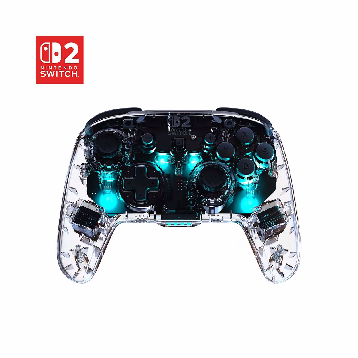Image of Turtle Beach Afterglow Wireless Ctrl NSW 2, Clear Nintendo Switch 2 ZB – Nintendo Switch 2 Controller/Joy-Con