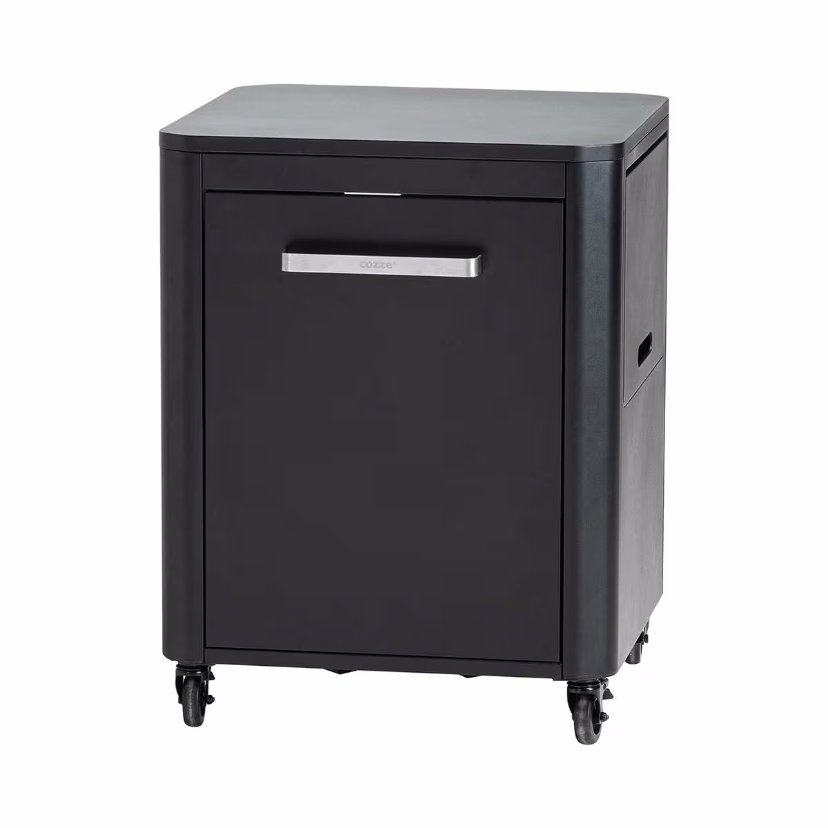 Image of Cozze 90522 Premium Tisch Outdoor-Küchentisch – Grill Ablage/Grill Rollwagen/Grill Erweiterung – schwarz