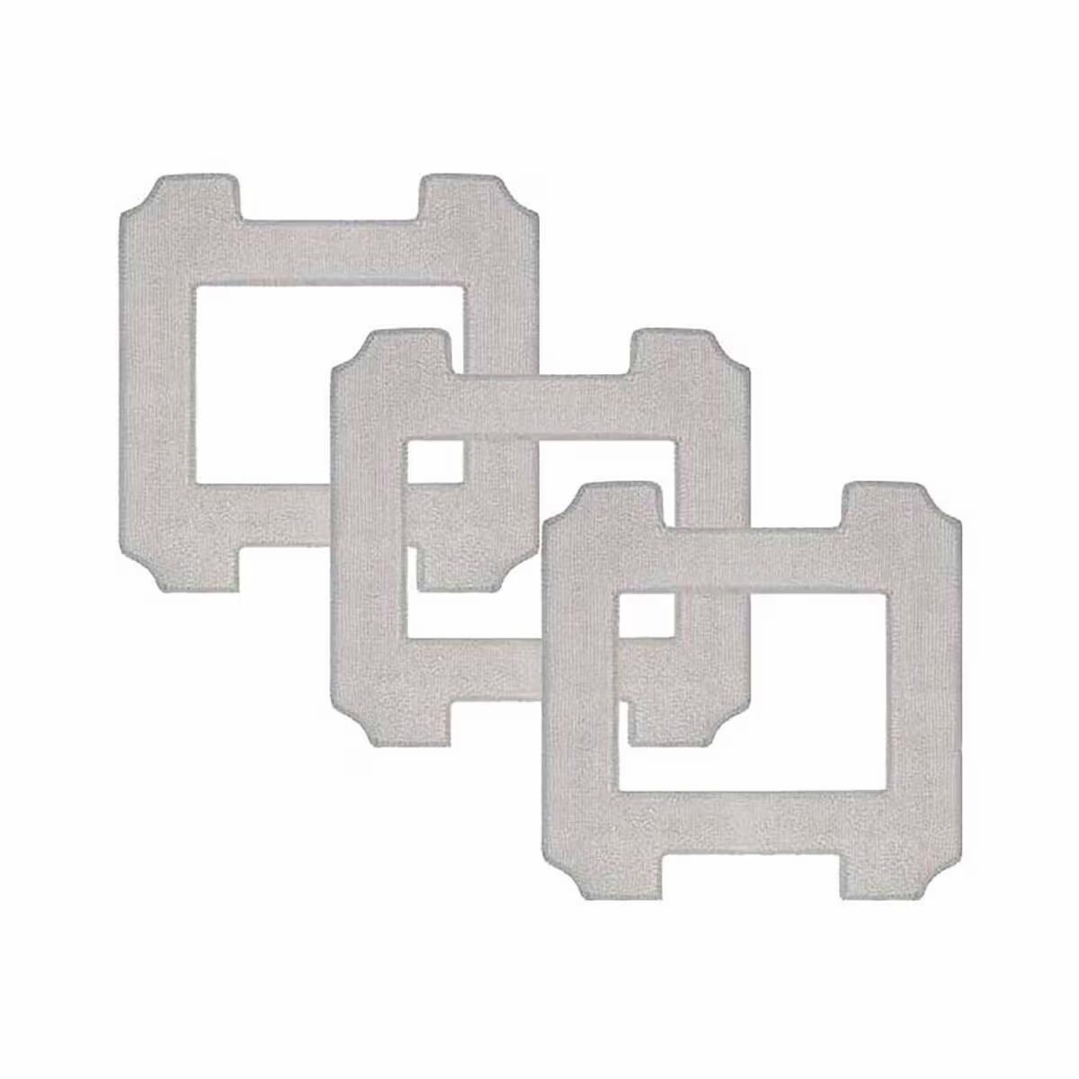 Image of Homava Ho-ECOVWBPD Reinigungspads – Staubsauger Roboter Zubehör – grau