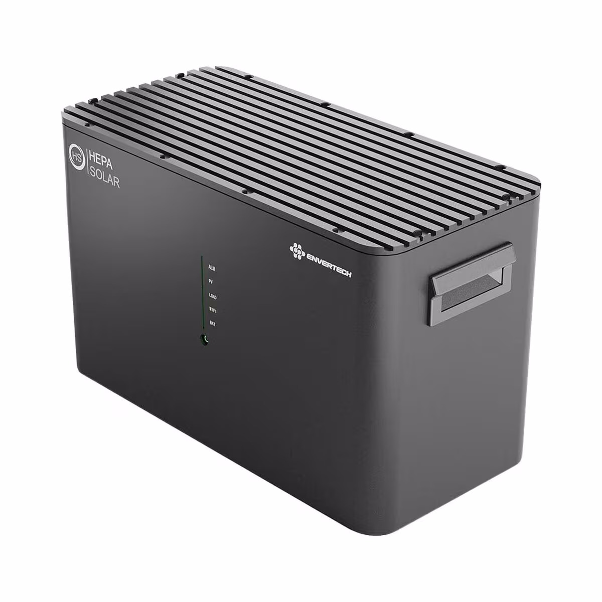 HEPA Solar Powercube Basismodul Batteriespeicher – Solarpanel – schwarz