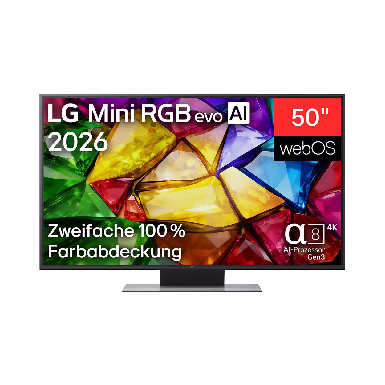 Image of LG 50MRGB87B - 50", 4K Mini RGB, 2026 Fernseher – schwarz
