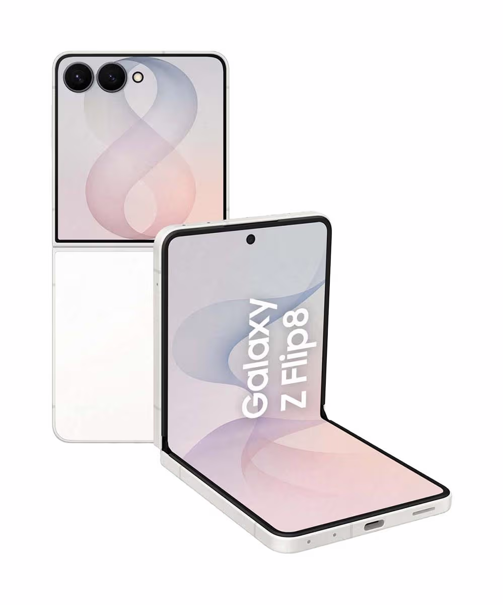 Image of Samsung Galaxy Z Flip8, 256GB, Cream Smartphone