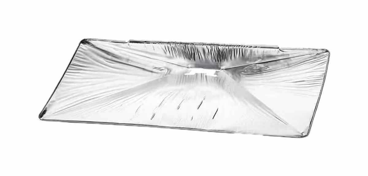 Napoleon Alu-Auffangschale für Rogue 625 3 Stück – Grill Ablage/Grill Rollwagen/Grill Erweiterung – silber
