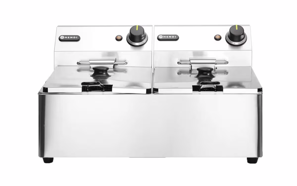 Image of Hendi Friteuse 12L, 230V/6600W Gastro Fritteuse – Gastro Friteuse – edelstahl