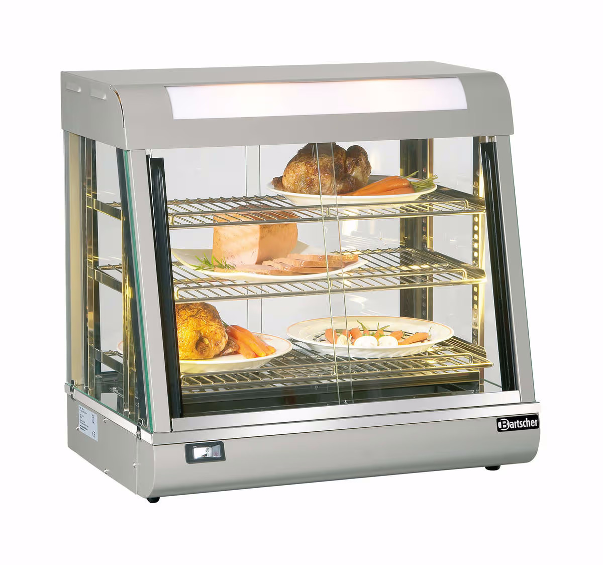 Bartscher Heisse Theke Deli I Heisstheke – Gastro Inventar/Gastro Einrichtungen – silber