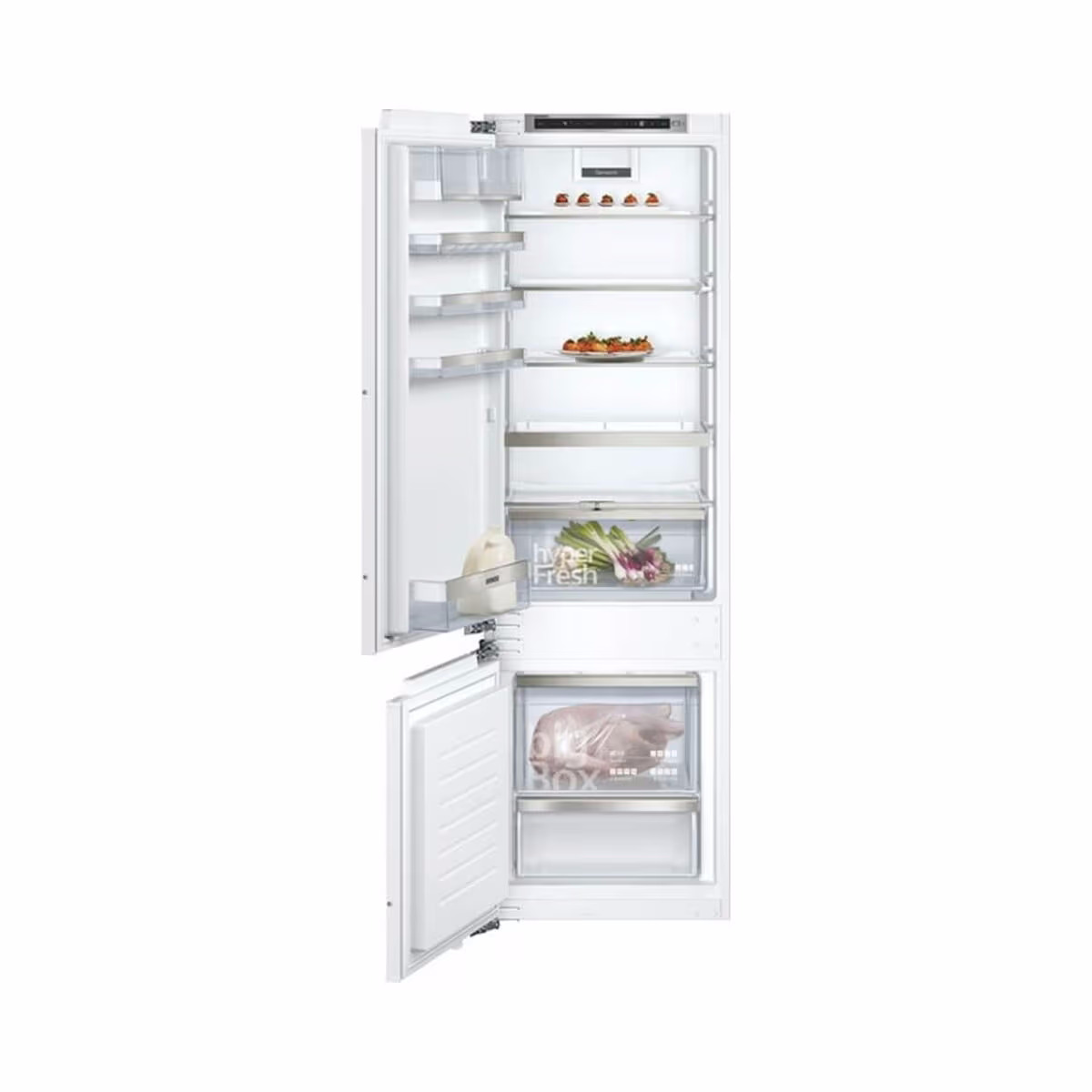 Siemens KI87SADD1Y Kühlschrank mit Gefrierfach vollintegriert – Einbaukühlschrank mit Gefrierfach 60 cm vollintegriert