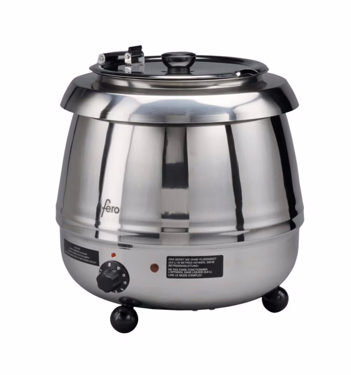 Image of FERO H9311 Suppentopf – Gastro Pfanne/Gastro Topf – chrom