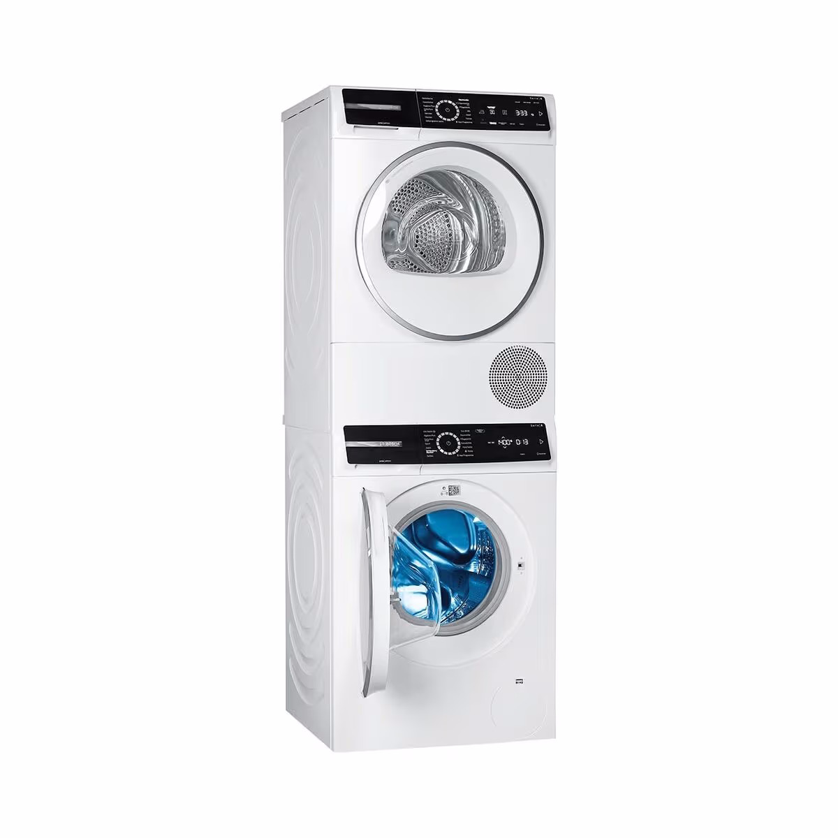 Bosch Set WGB2440FCH + WQB245B0CH – Waschturm Set
