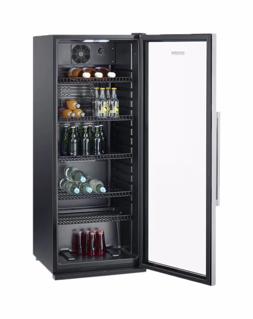Severin FKS 8841 - Flaschenkühlschrank Weinkühlschrank – Weinkühlschrank freistehend – metall