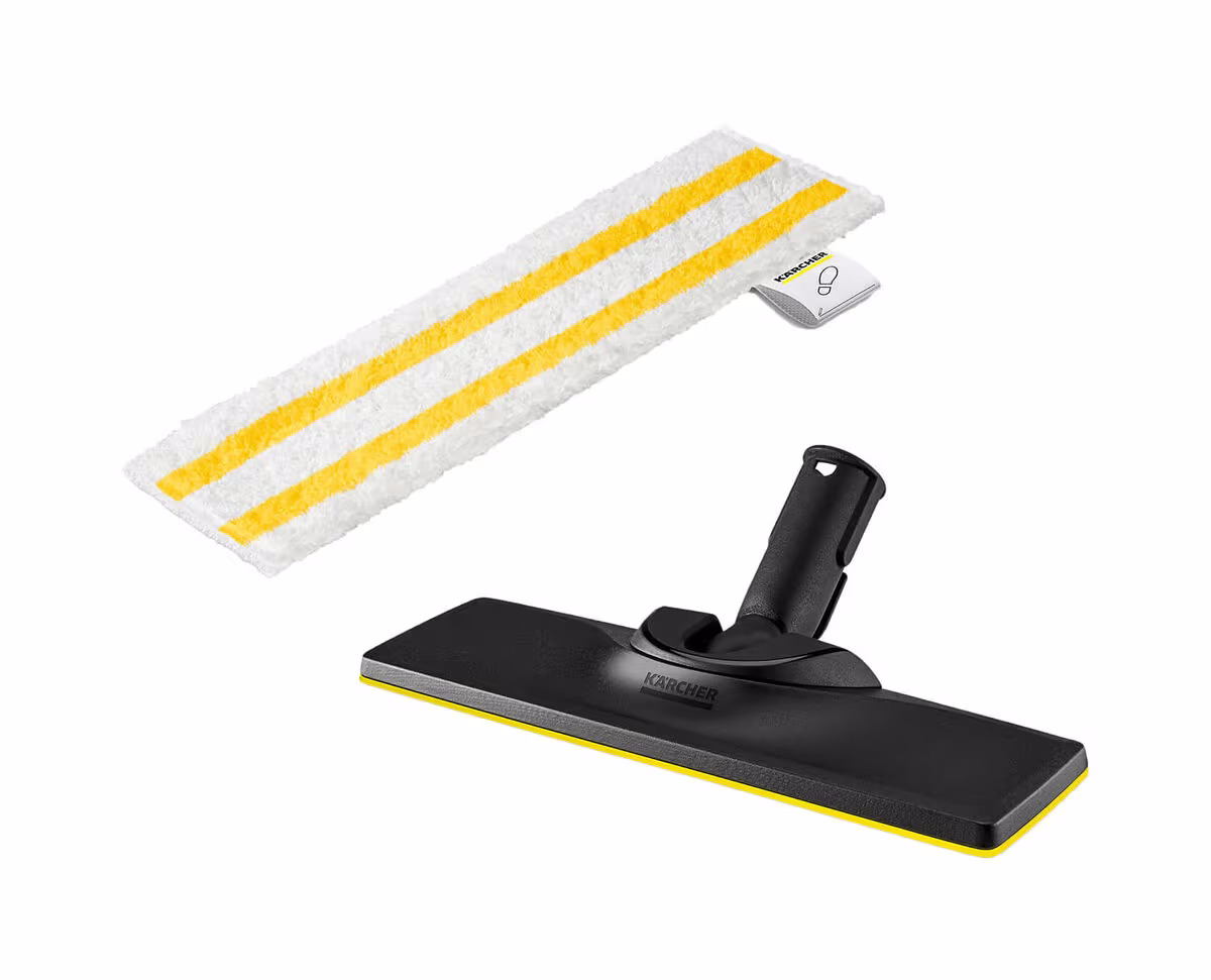 Image of Kärcher Bodendüsenset EasyFix 2.863-337.0 Zubehör Dampfreiniger – Staubsauger Düse/Staubsauger Bürste – schwarz