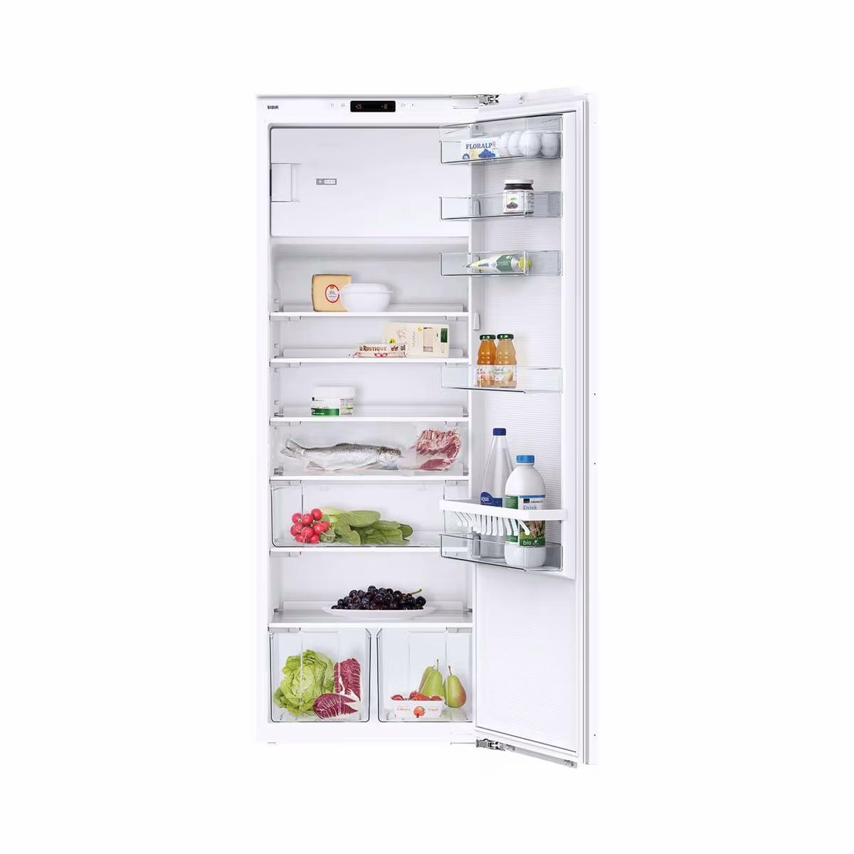 Image of Sibir Optima rechts Einbau Kühlschrank 55cm vollintegriert – Einbaukühlschrank 55 cm vollintegriert