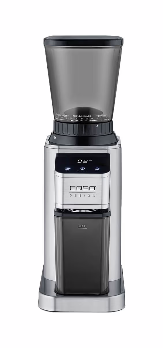 Image of Caso Barista Chef Inox Kaffemühle – Siebträgermaschine/Espressomaschine – edelstahl