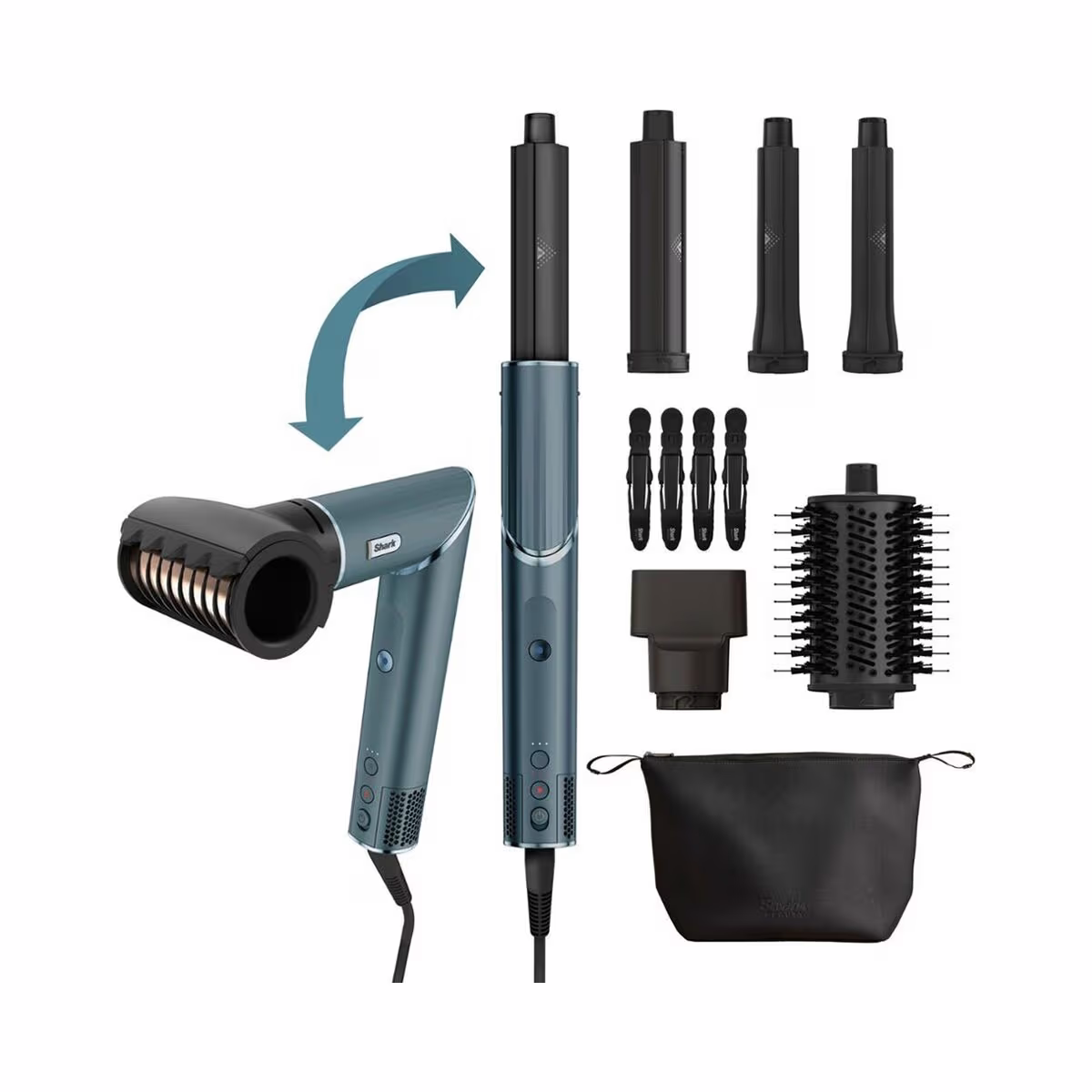 Image of Shark FlexStyle 5-in-1 Haarstyler & Trocknungssystem Limited Edition – Hairstyler/Multistyler – teal
