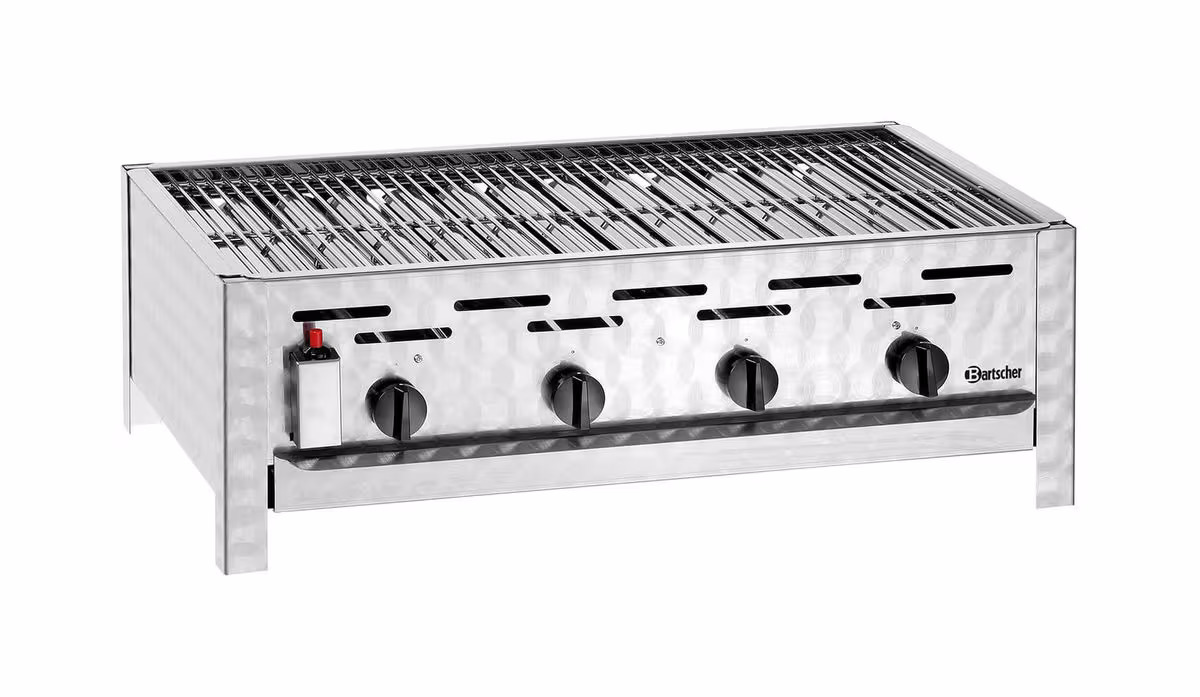 Image of Bartscher TB1470R mit Flüssiggasanschluss Gas-Tischbräter – Gastro Grill/Griddleplatte – edelstahl