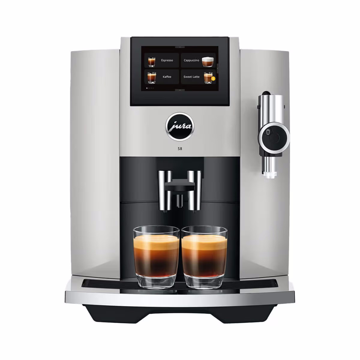 Image of JURA S8 Platin (SB) Kaffeevollautomat – JURA Kaffeevollautomaten Haushalt