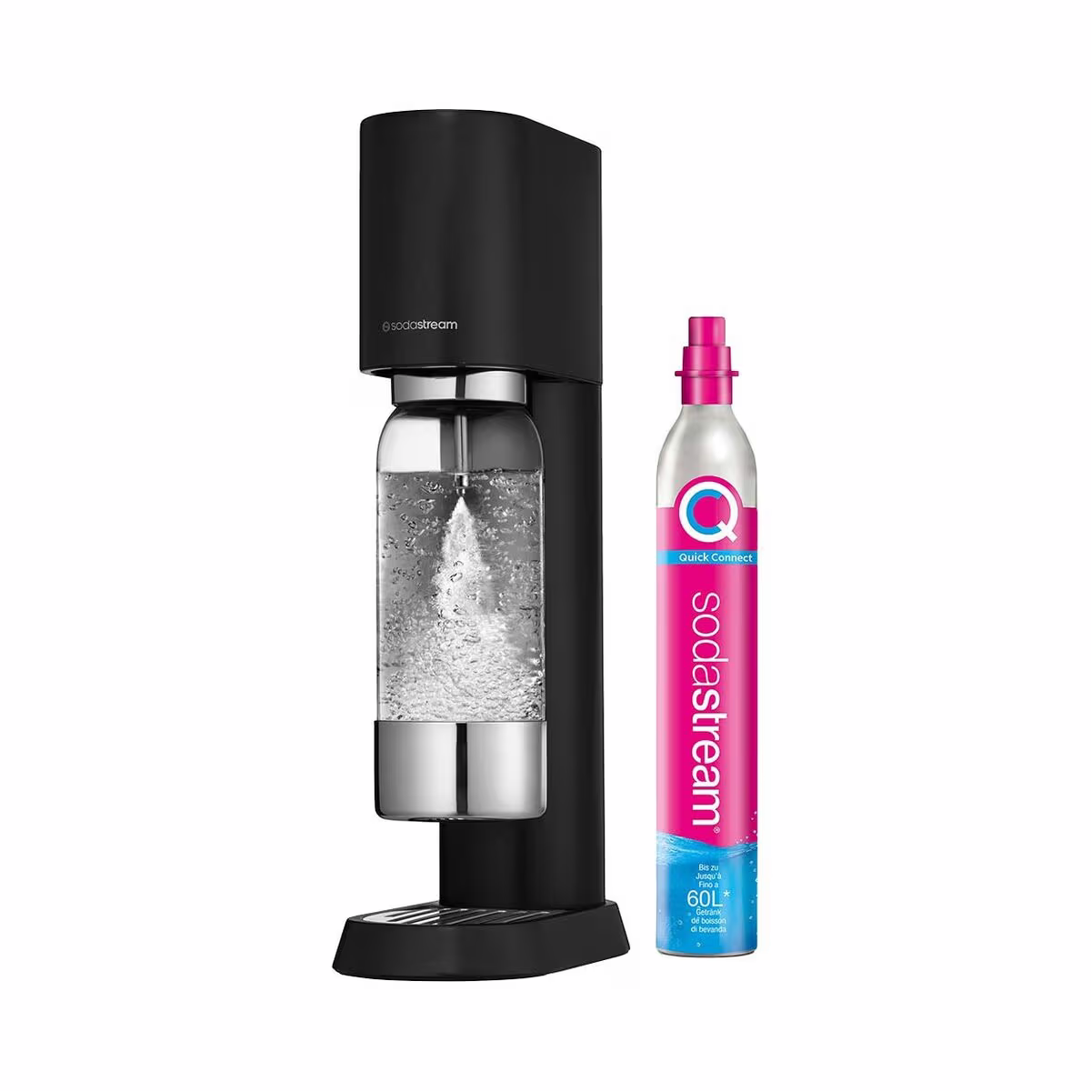 Image of Sodastream ENSO Schwarz inkl Co2 Trinkwassersprudler