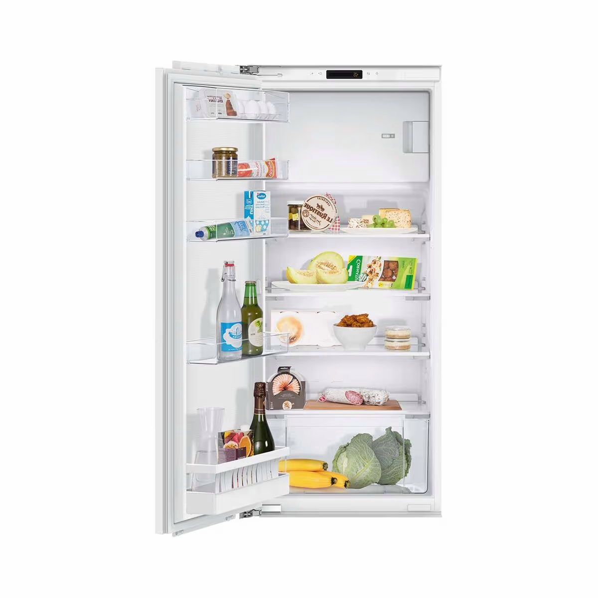 Image of Sibir Universal nero links Einbau Kühlschrank 55cm dekorfähig – Einbaukühlschrank 55 cm dekorfähig – schwarz