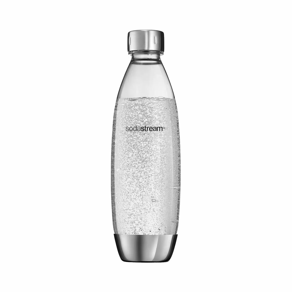 Image of Sodastream 1x 1L Kunststoffflasche Fuse metal DWS – Wassersprudler Zubehör – edelstahl