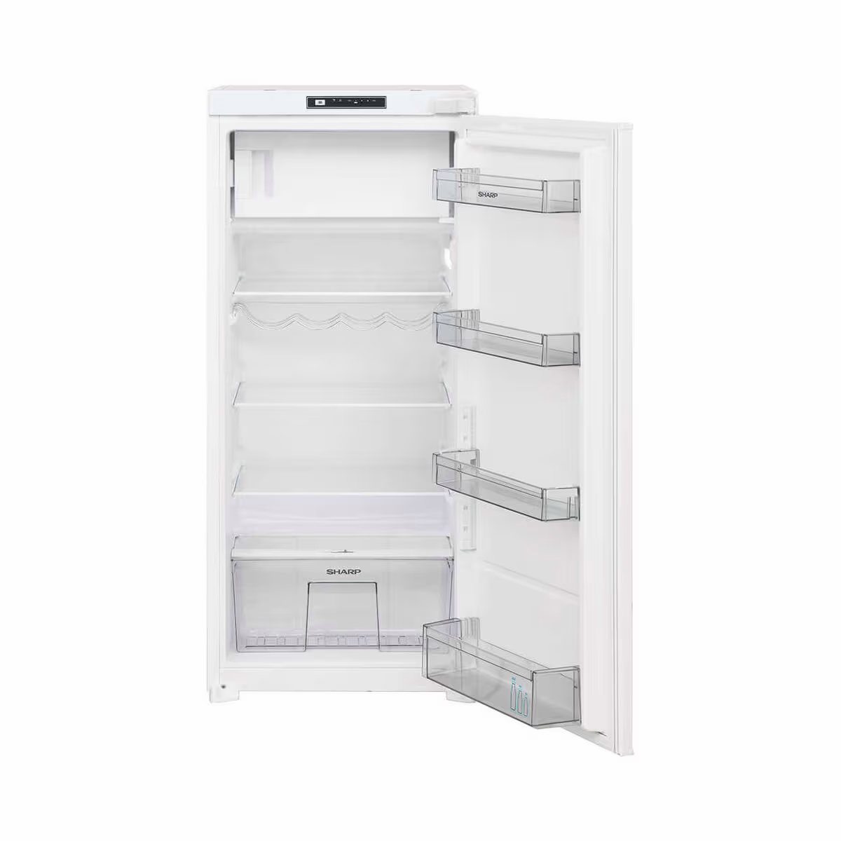 Image of Sharp SJ-LD180E0XS-EU Einbau Kühlschrank 60cm vollintegriert – Einbaukühlschrank 55 cm vollintegriert
