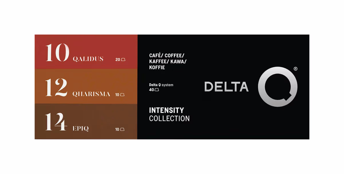 Delta Q INTENSITY PACK 40 Kapseln Kaffeekapseln – Diverse Kaffeekapseln/Kaffeepads