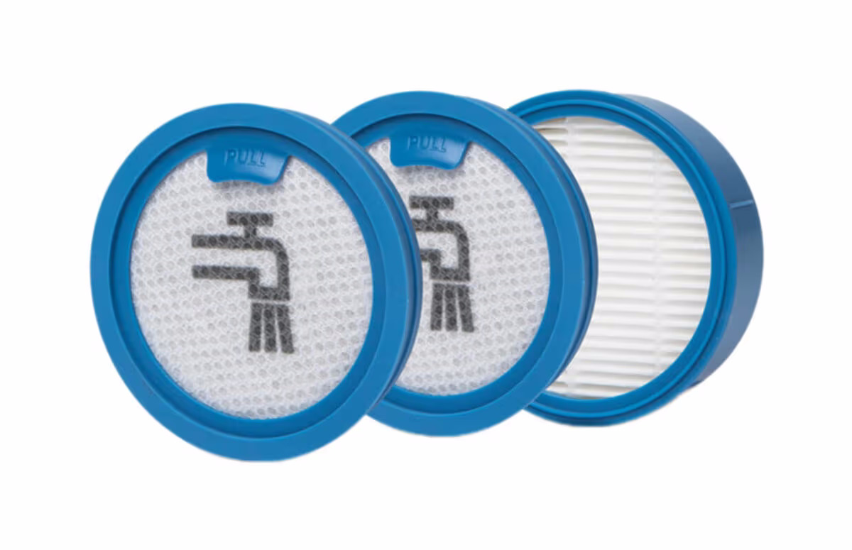 Electrolux ESKW5 - Performance-Kit mit 1 Feinstaubfilter (E12) und 2 Vorfiltern Zubehör Staubsauger – Staubsaugerfilter – weiss / blau
