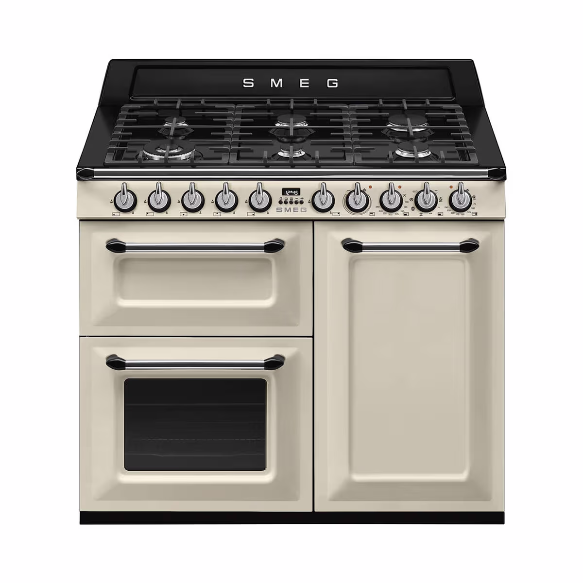 Image of Smeg TR103BL Gasherd freistehend – schwarz