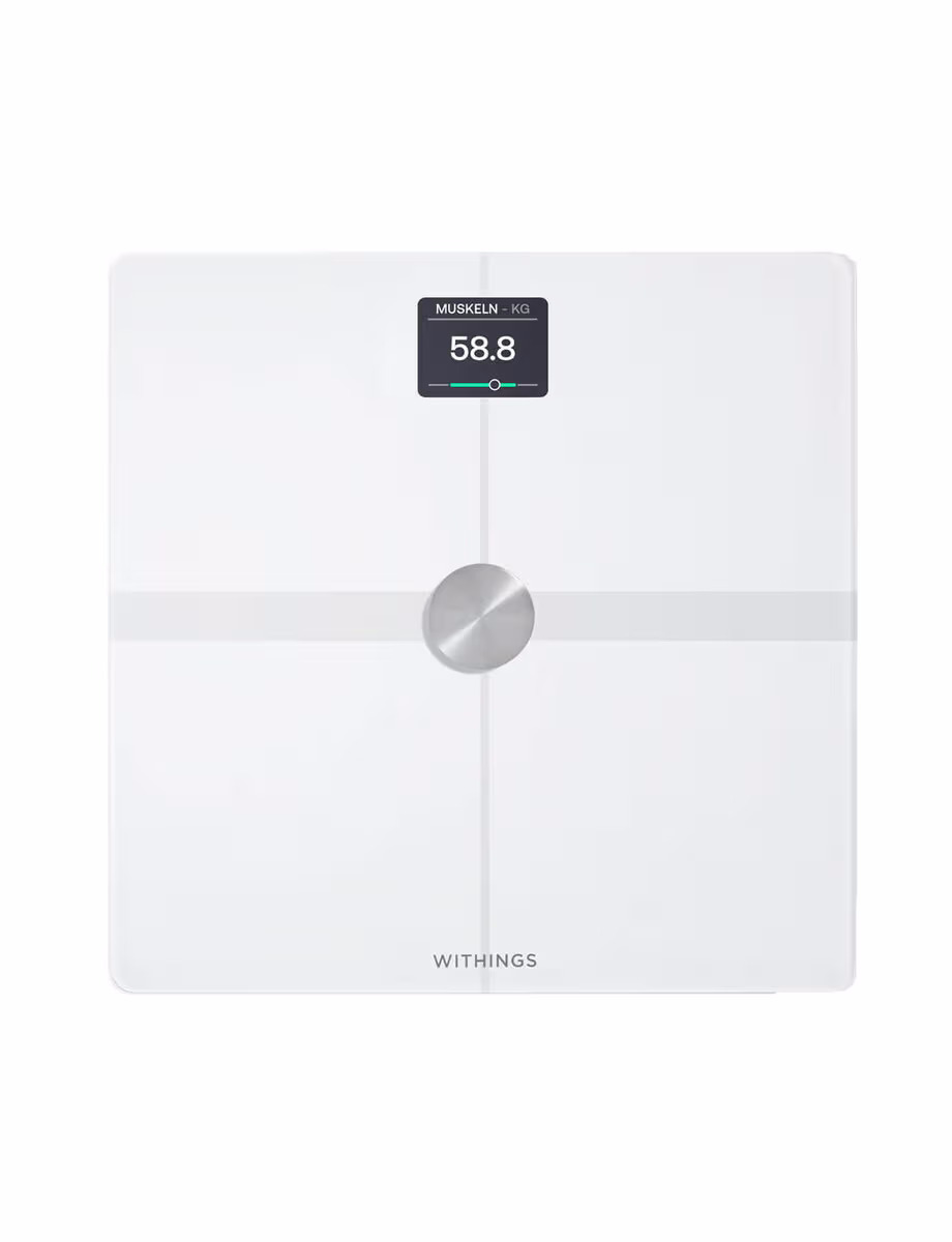 Withings Body Smart - White Analyse-Körperwaage – Körperanalysewaage/Körperfettwaage – weiss