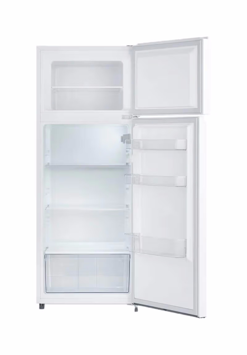 Severin Kühl-Gefrierkombination "DT 8760" Kühlschrank mit Gefrierfach freistehend – weiss