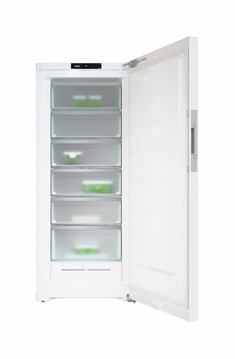 Miele FN 4849 C weiss Gefrierschrank – Gefrierschrank/Tiefkühler freistehend