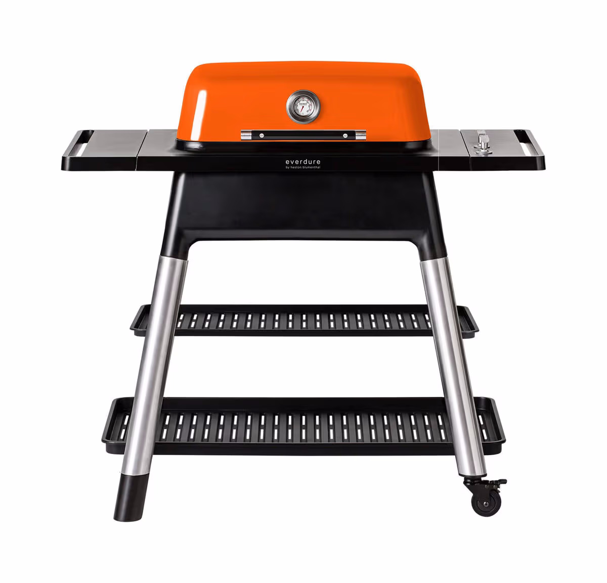 Everdure FORCE Gasgrill, orange mit Doppelboden Gasgrill