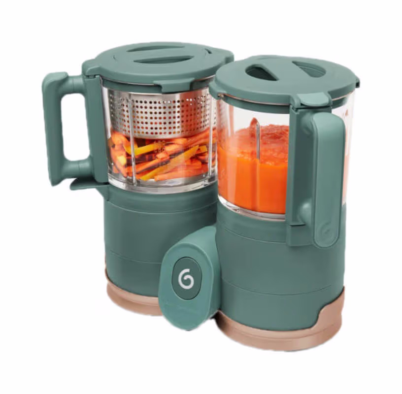 Babymoov Nutribaby Glass Green Forest Dampfgarer – Stillen/Ernährung – grün