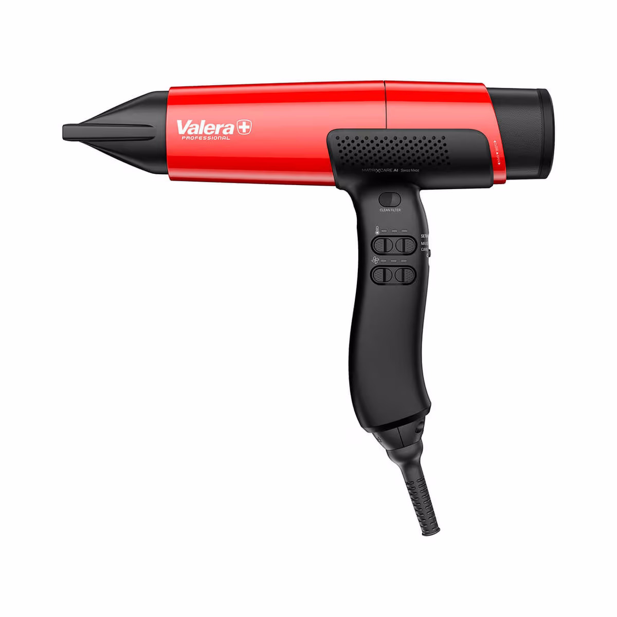 Image of Valera MatrixCare AI Metallic Red Haartrockner – Haarföhn/Haartrockner – schwarz / rot