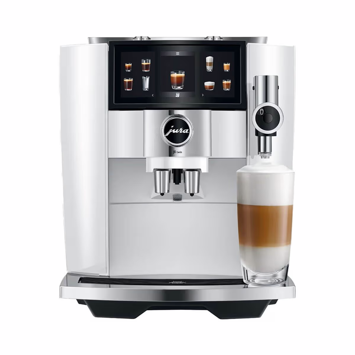 Image of JURA J8 twin Diamond White (SA) Kaffeevollautomat – JURA Kaffeevollautomaten Haushalt – weiss