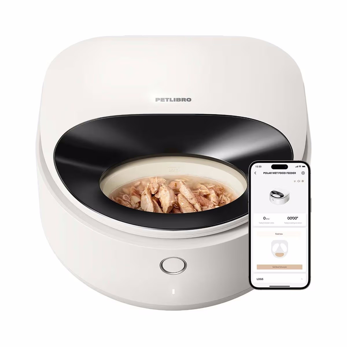 PETLIBRO Polar Nassfutterautomat Weiss – Tierbedarf