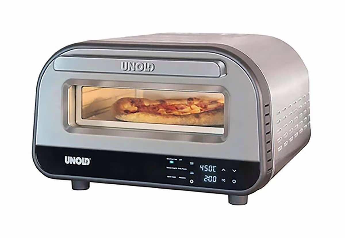 Image of Bamix Unold Luigi Pizzaofen – Pizza Ofen – silber