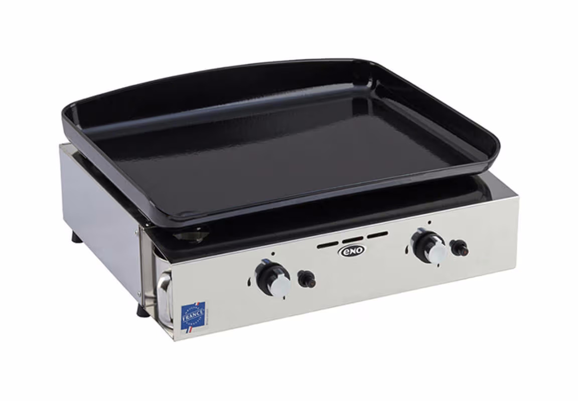 ENO Plancha Initial 50 Gasgrill – Plancha Grill – schwarz