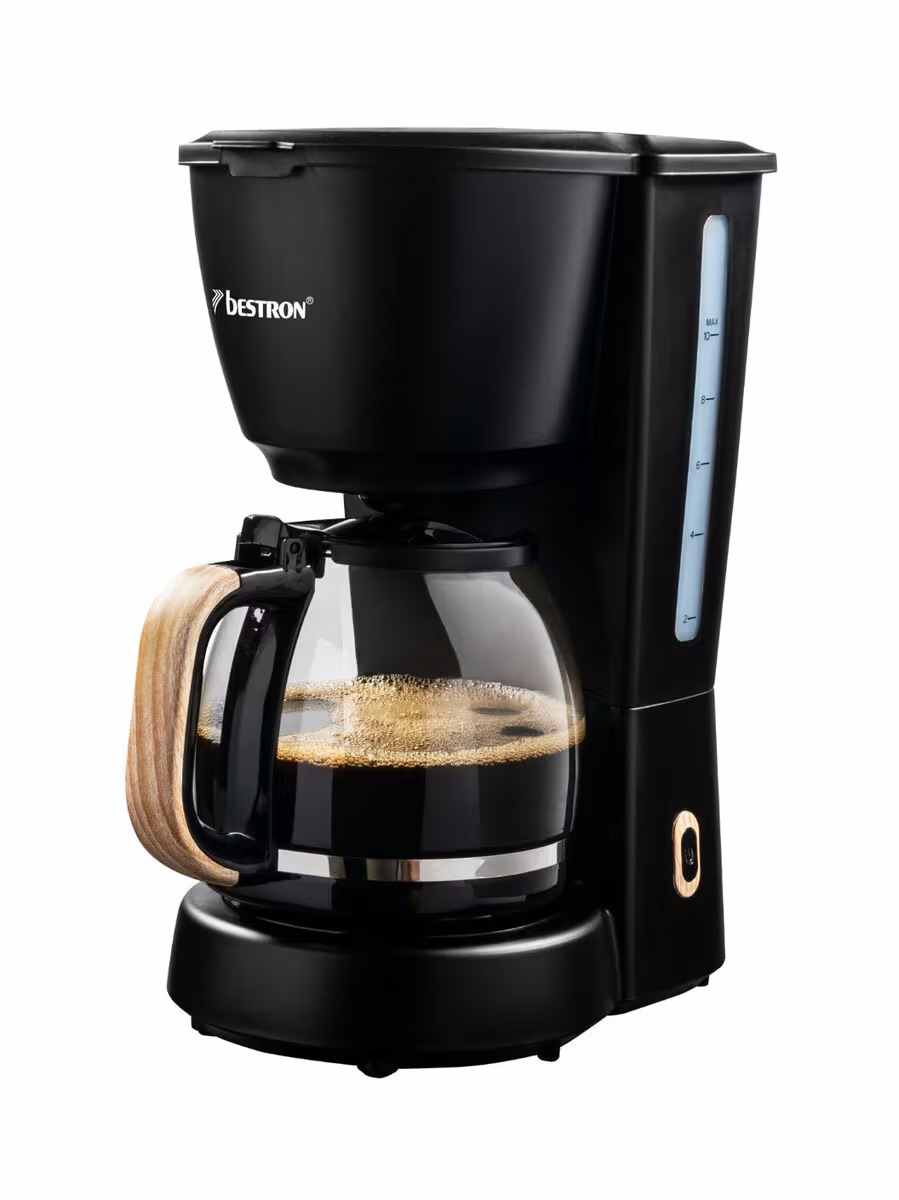 Bestron Kaffeemaschine ACM900BW – Filterkaffeemaschine – schwarz