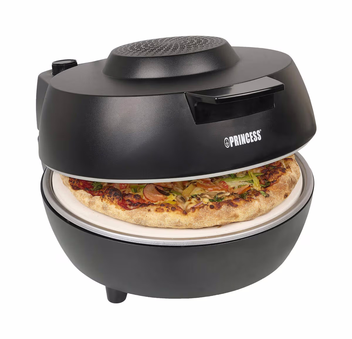 Princess Pizzaofen Ø 30 cm – Pizza Ofen – schwarz