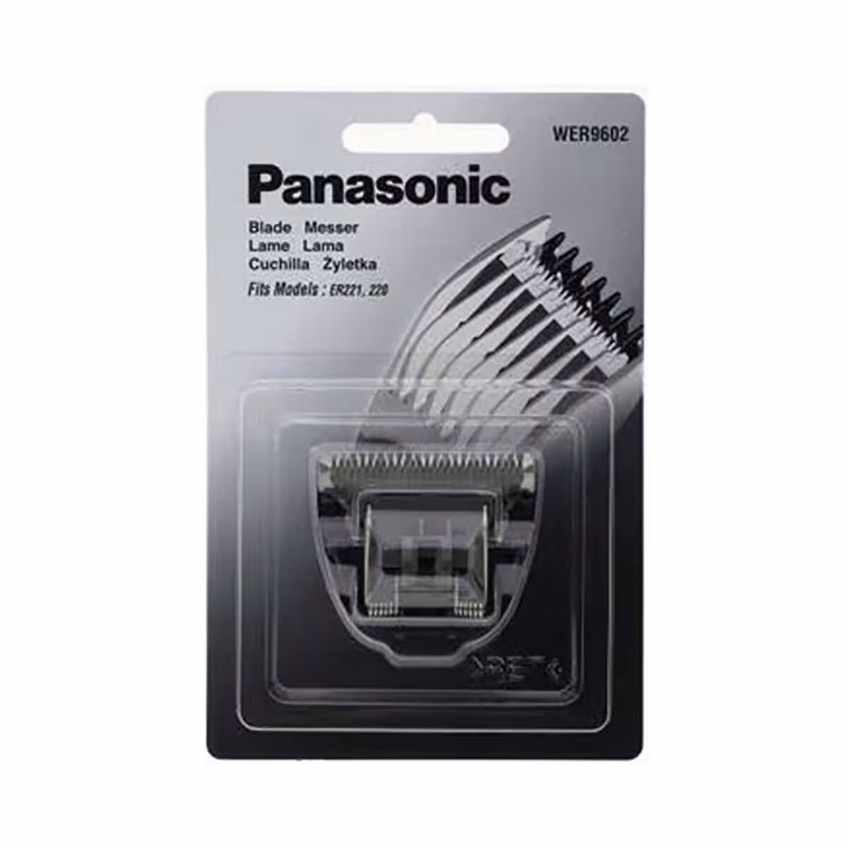 Image of Panasonic WER9602Y136 Ersatzklinge – Rasiergerät Zubehör/Epiliergerät Zubehör – edelstahl / schwarz