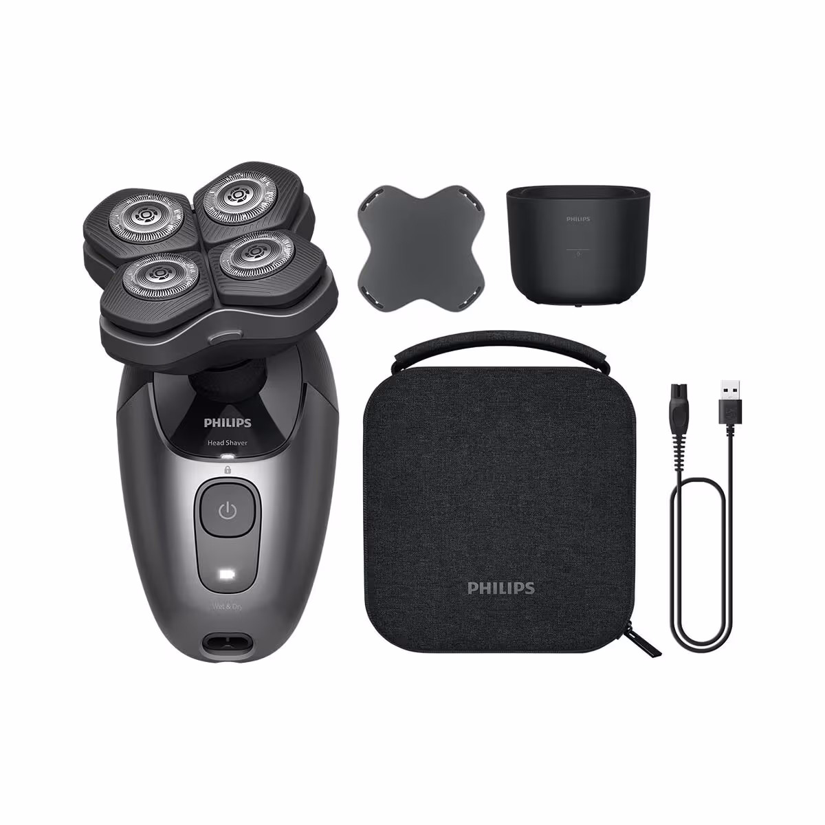 Philips S7000 Pro HS7980/15 Rasierer – Rasierer/Rasierapparat – schwarz