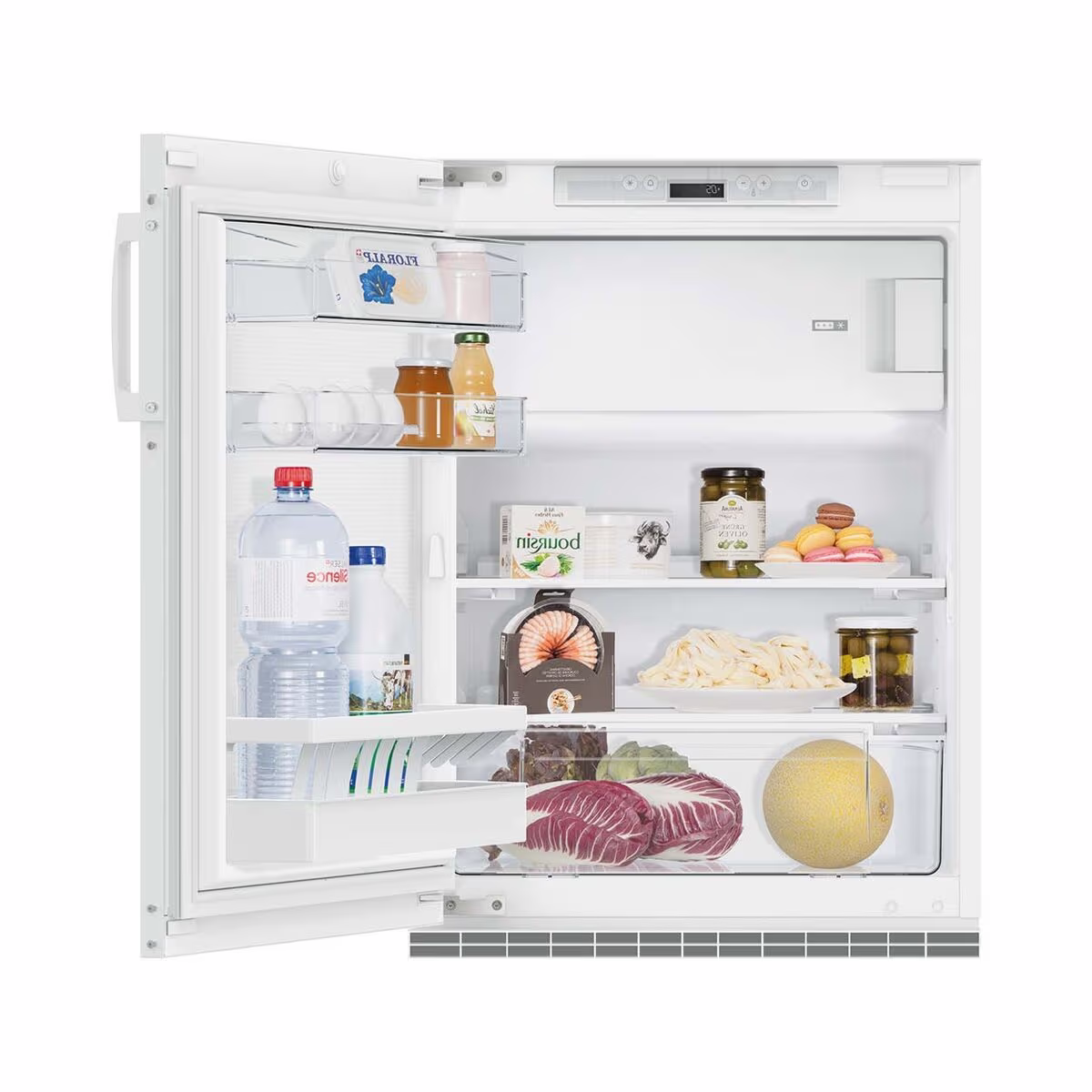 Image of Sibir Komfort nero links Einbau Kühlschrank 55cm dekorfähig – Einbaukühlschrank 55 cm dekorfähig – schwarz